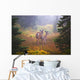 Deer In The Fog In Paradise Park In Mt Rainier National Park Wall Mural