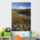 Autumn Colors At Reflection Lake And Mount Rainier Wall Mural