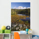 Autumn Colors At Reflection Lake And Mount Rainier Wall Mural