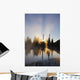 Sunrise Reflected In Reflection Lake In Mt Rainier National Park Wall Mural