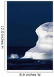 Ocean Water Splashing Against An Iceberg In The High Arctic Waters Wall Mural