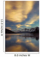 The Upper Lake At Sunset Wall Mural