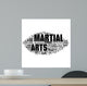 martial arts 2 Wall Decal
