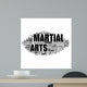 martial arts 2 Wall Decal