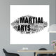 martial arts 2 Wall Decal