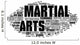 martial arts 2 Wall Decal