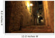 An alley in the old city of Jerusalem at night, Israel. Wall Mural