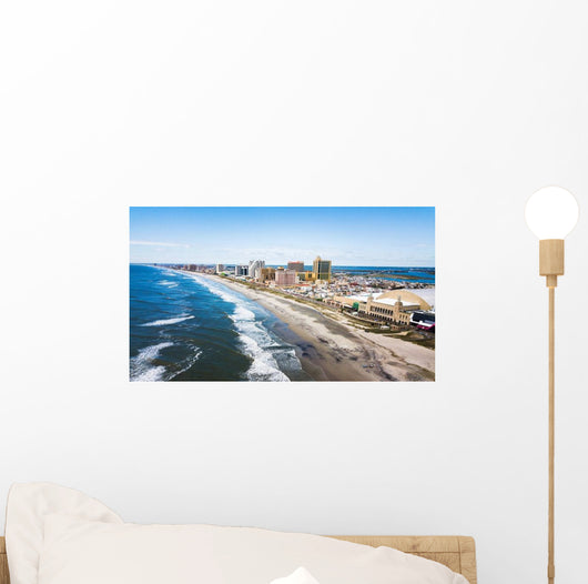 Atlantic City Waterline Aerial Wall Decal