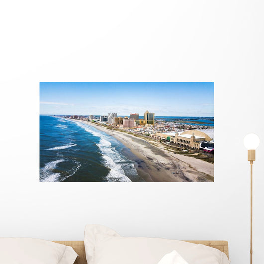 Atlantic City Waterline Aerial Wall Decal