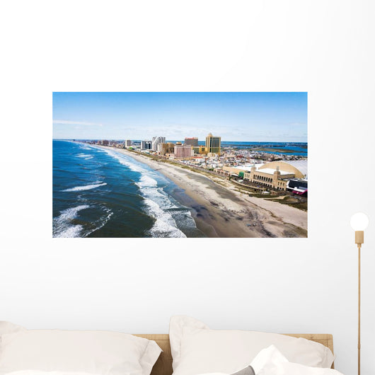 Atlantic City Waterline Aerial Wall Decal