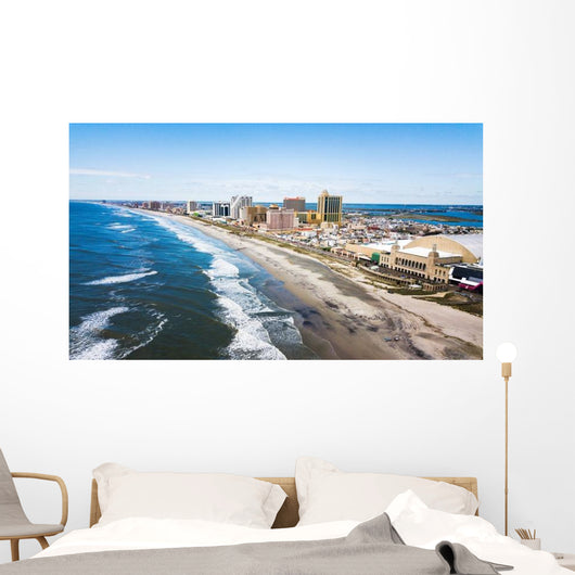 Atlantic City Waterline Aerial Wall Decal