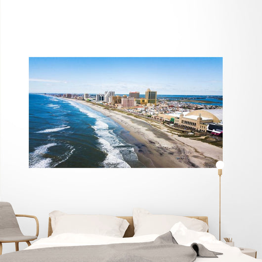 Atlantic City Waterline Aerial Wall Decal