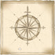 Old Compass Wall Mural