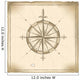 Old Compass Wall Mural