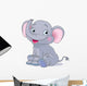 Baby Elephant Wall Decal