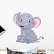 Baby Elephant Wall Decal