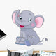 Baby Elephant Wall Decal