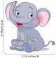 Baby Elephant Wall Decal