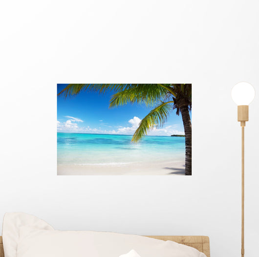 Ocean and Coconut Palms Wall Mural