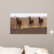 3 Running Arabic Horses Wall Mural