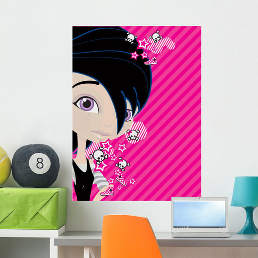 emo girl Wall Mural