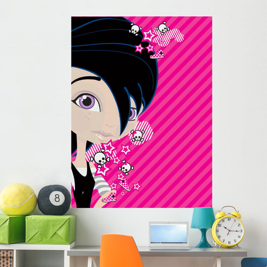 emo girl Wall Mural