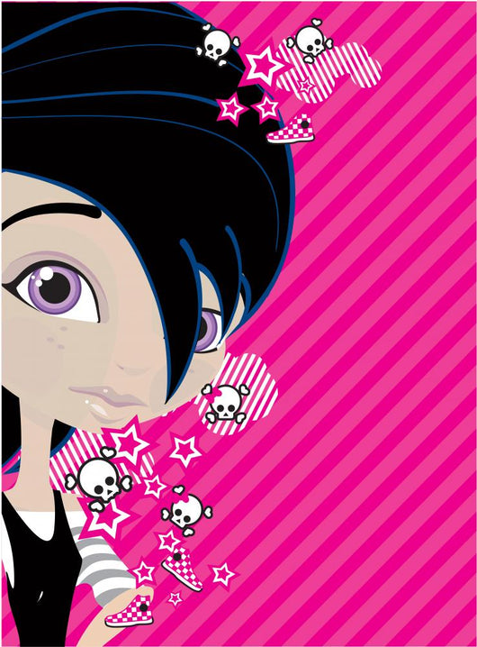 emo girl Wall Mural