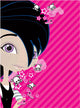 emo girl Wall Mural