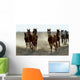 Several Arabian Horses Walking Wall Mural