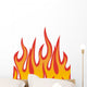 Flames Illustration Wall Decal