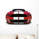 Red Muscle Car Wall Decal