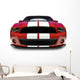 Red Muscle Car Wall Decal