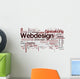 webdesign Wall Decal