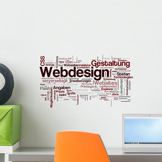 webdesign Wall Decal