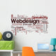 webdesign Wall Decal