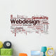 webdesign Wall Decal