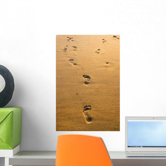 Huellas En La Arena Wall Decal