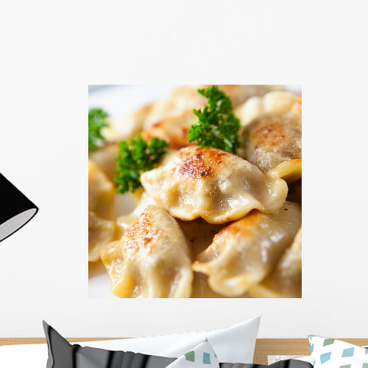 Pierogi.Polish christmas dish Wall Mural