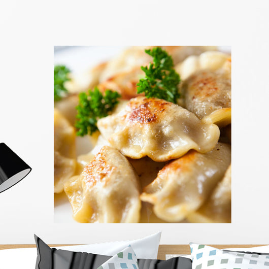 Pierogi.Polish christmas dish Wall Mural