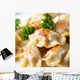 Pierogi.Polish christmas dish Wall Mural