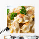 Pierogi.Polish christmas dish Wall Mural