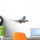 Modern Blue Airplane Wall Decal