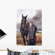 She Chose Me For Her Horse Wall Mural