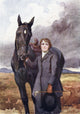She Chose Me For Her Horse Wall Mural