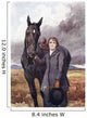 She Chose Me For Her Horse Wall Mural