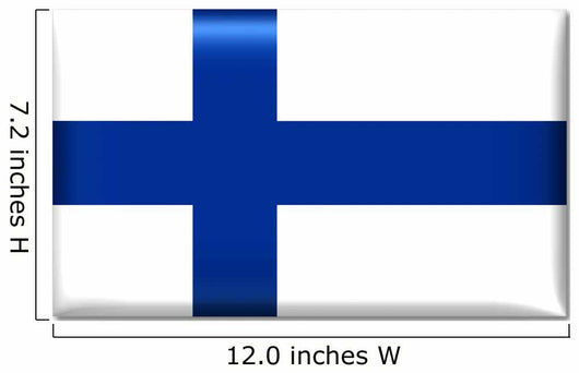 Finnland Fahne Finland Flag Wall Mural