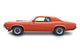 Orange Muscle Car Profile Wall Decal