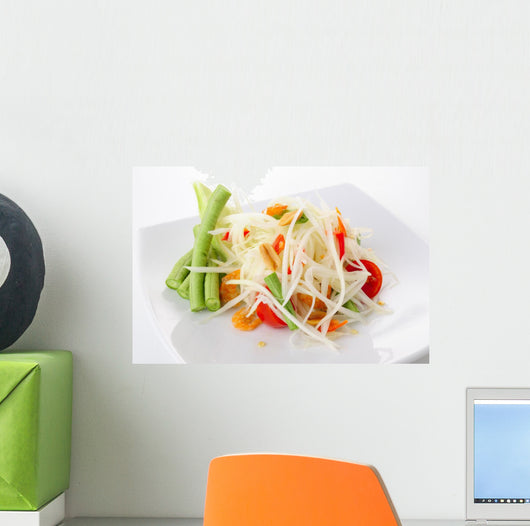 Papaya Salad Wall Decal