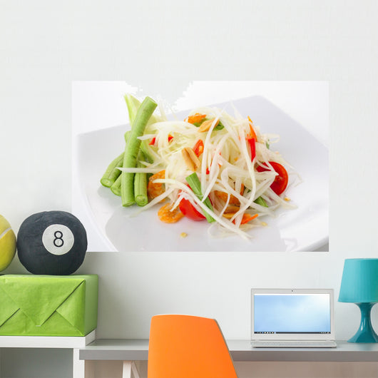 Papaya Salad Wall Decal