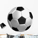 Realistic Soccer Ball Vector Wall Decal